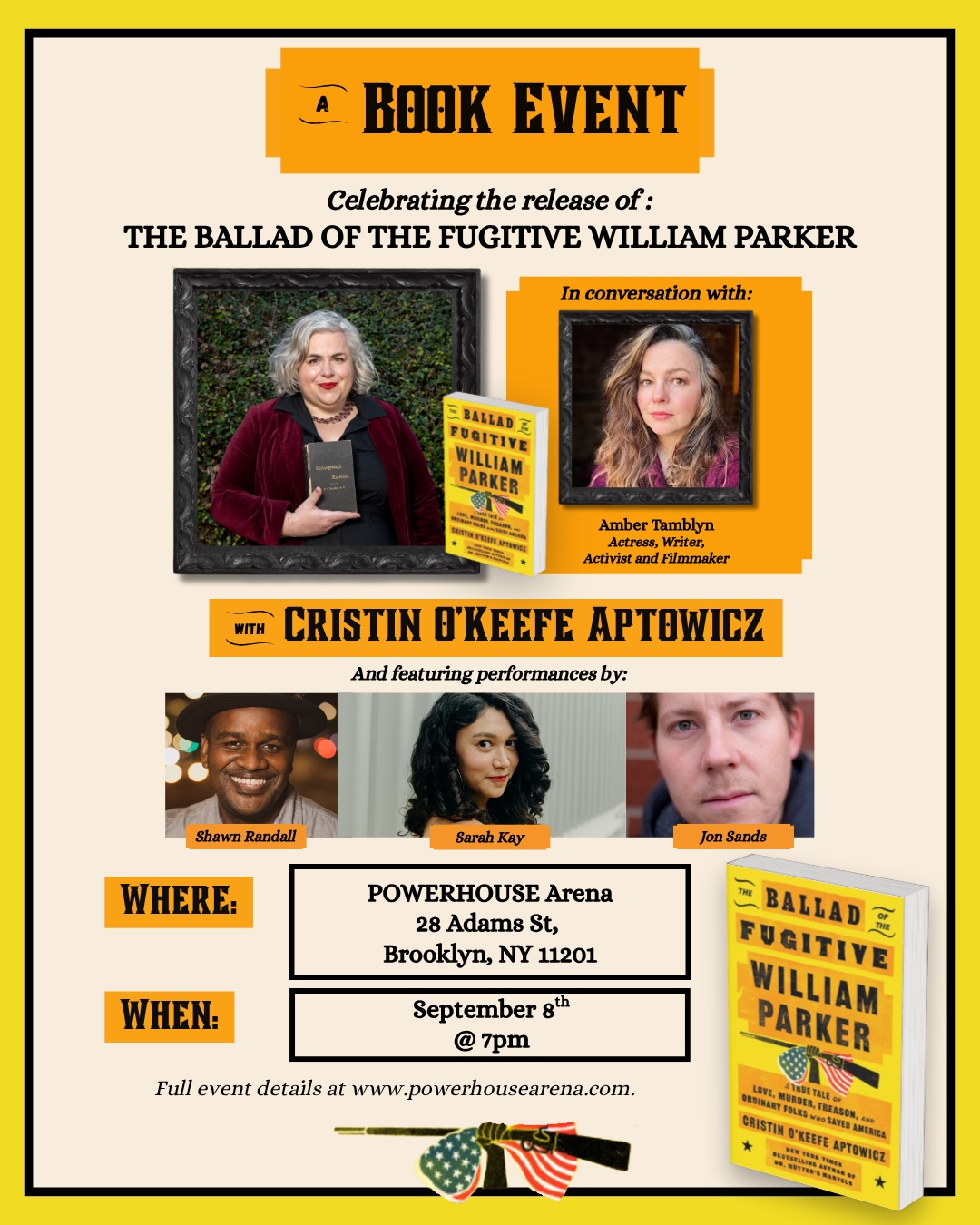 The Ballad of the Fugitive William Parker — Book Launch